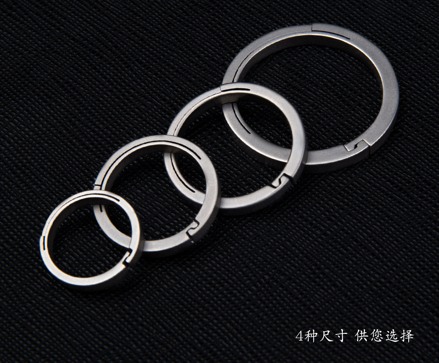 Titanium Alloy Key Rings Keychains Buckle Pendant Super Light Car Keychain Creativity Gift Keyfobs Crafts Key Ring
